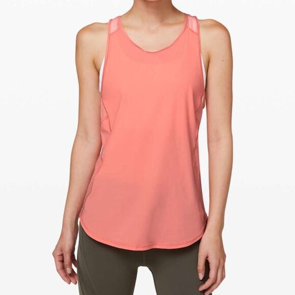 lululemon athletica Tops - Lululemon Sculpt Tank II Light Coral Size 6/small